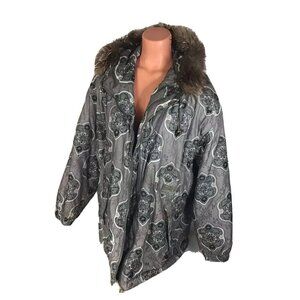 PS Collection Winter Jacket Fur Trim Y2K Womens Large